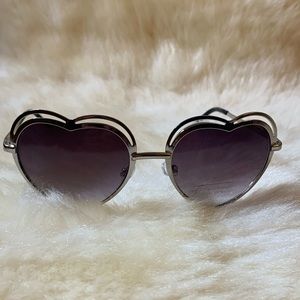 Heart shaped sunglasses